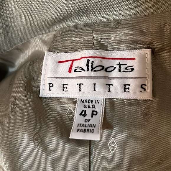 Vintage Talbots Classic Seafoam Green Blazer and Skirt - Picture 3 of 4